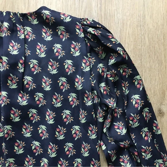 NWT Rebecca Taylor Zia Fleur Pleated Maxi Dress - Picture 11 of 16